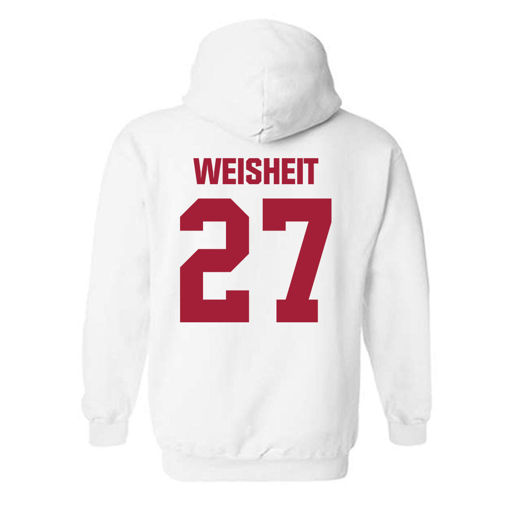 Indiana - NCAA Baseball : Clayton Weisheit - Classic Shersey Hooded Sweatshirt-1