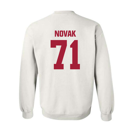 Indiana - NCAA Football : Benjamin Novak - Classic Shersey Crewneck Sweatshirt-1