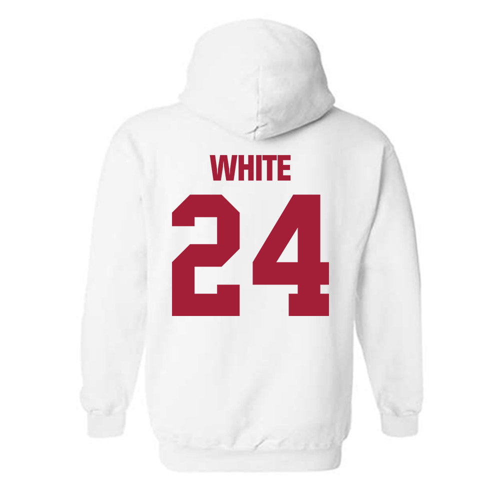 Indiana - NCAA Softball : Josie White - Classic Shersey Hooded Sweatshirt-1