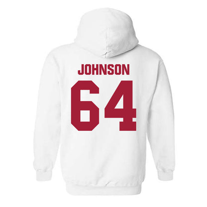 Indiana - NCAA Football : Chance Johnson - Classic Shersey Hooded Sweatshirt-1