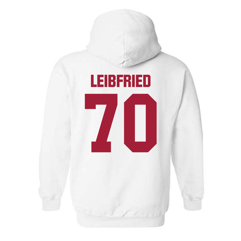 Indiana - NCAA Football : Austin Leibfried - Classic Shersey Hooded Sweatshirt-1