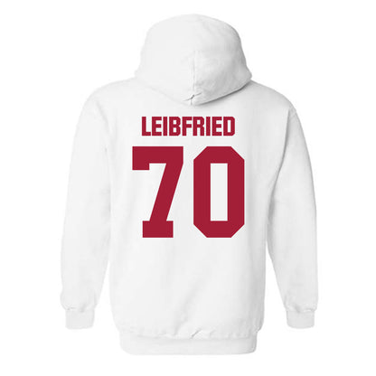 Indiana - NCAA Football : Austin Leibfried - Classic Shersey Hooded Sweatshirt-1
