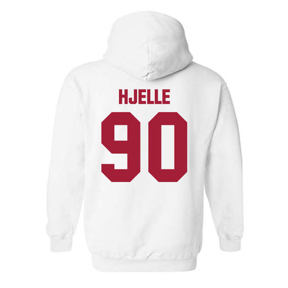 Indiana - NCAA Football : Joe Hjelle - Classic Shersey Hooded Sweatshirt-1