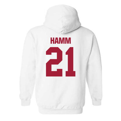 Indiana - NCAA Women's Soccer : Grace Hamm - Classic Shersey Hooded Sweatshirt-1