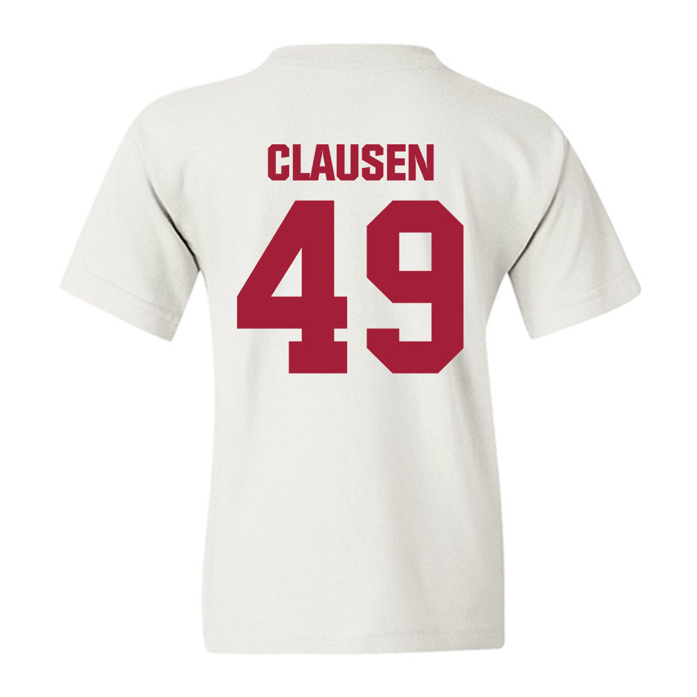 Indiana - NCAA Football : Drew Clausen - Classic Shersey Youth T-Shirt-1