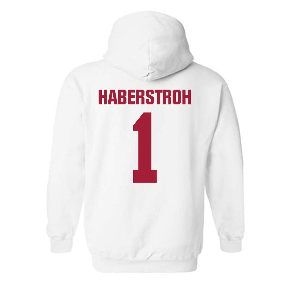 Indiana - NCAA Softball : Hannah Haberstroh - Classic Shersey Hooded Sweatshirt-1
