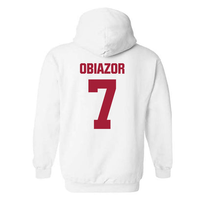 Indiana - NCAA Football : Chiddi Obiazor - Classic Shersey Hooded Sweatshirt-1