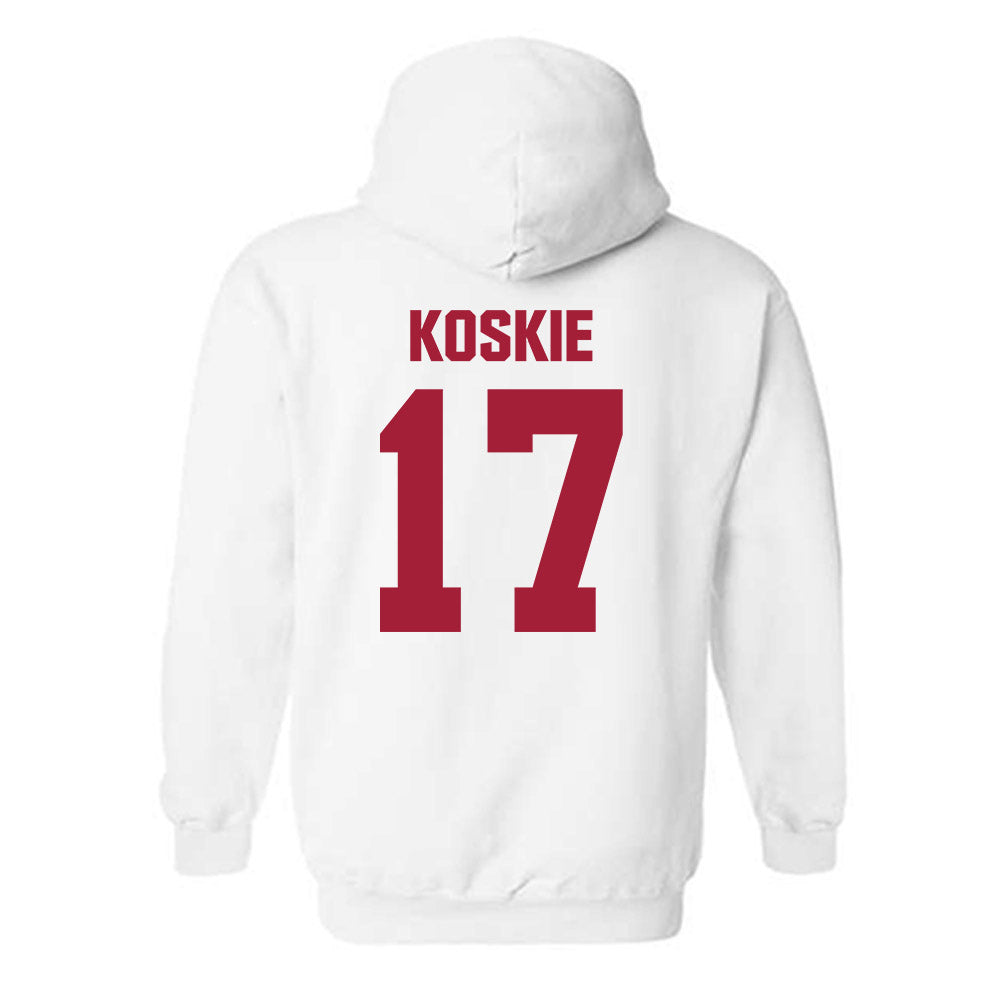 Indiana - NCAA Baseball : Caleb Koskie - Classic Shersey Hooded Sweatshirt-1