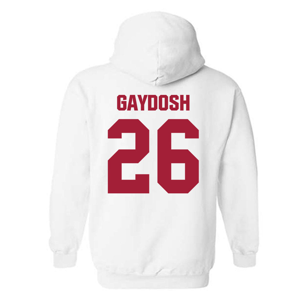 Indiana - NCAA Men's Soccer : Drew Gaydosh - Classic Shersey Hooded Sweatshirt-1