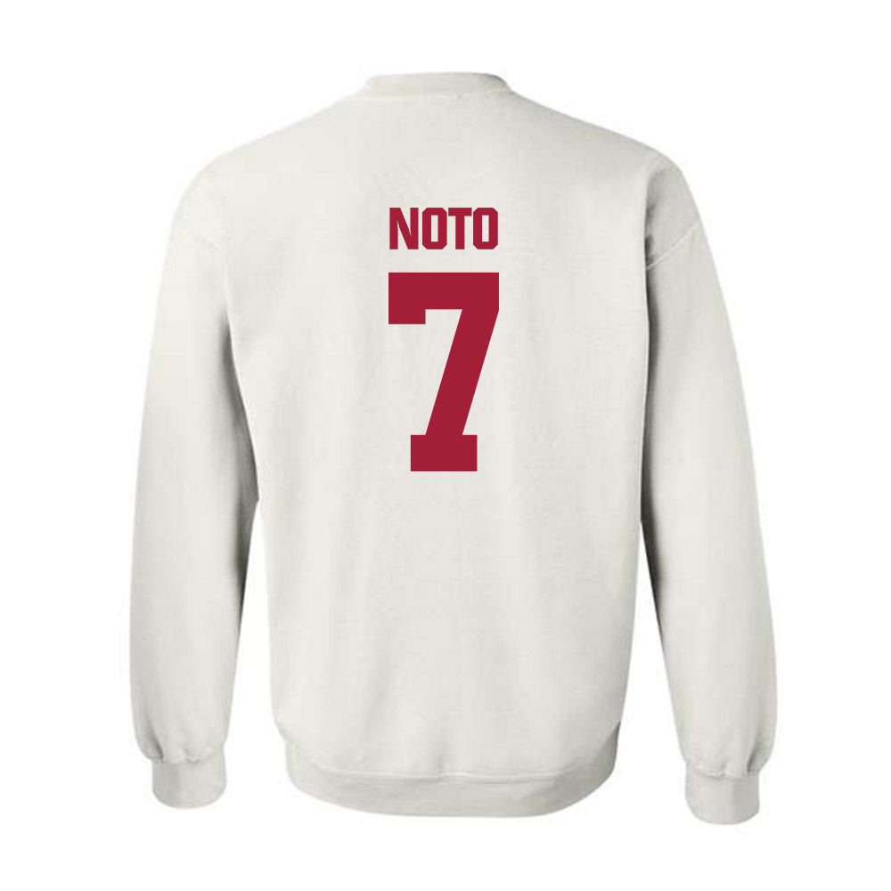 Indiana - NCAA Baseball : Mateo Noto - Classic Shersey Crewneck Sweatshirt-1