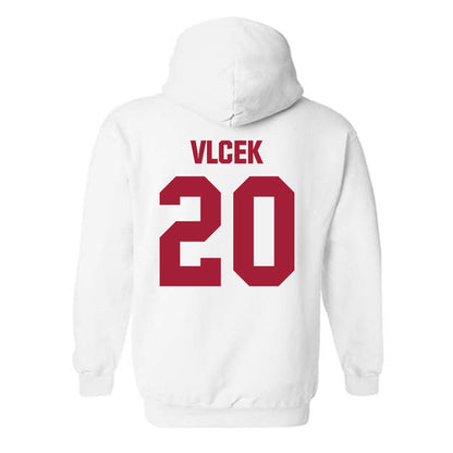 Indiana - NCAA Women's Soccer : Haden Vlcek - Classic Shersey Hooded Sweatshirt-1