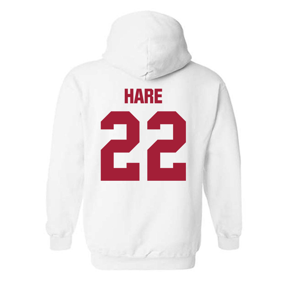 Indiana - NCAA Women's Basketball : Mackenzie Hare - Classic Shersey Hooded Sweatshirt-1