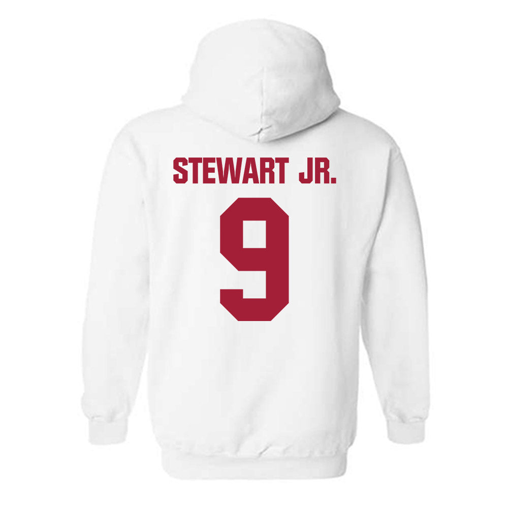 Indiana - NCAA Football : Seaonta Stewart Jr. - Classic Shersey Hooded Sweatshirt-1