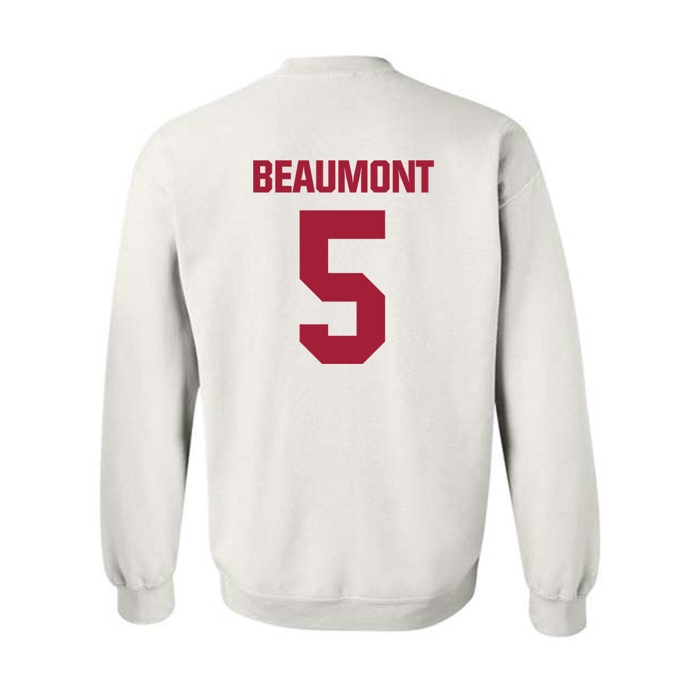 Indiana - NCAA Women's Basketball : Lenee Beaumont - Classic Shersey Crewneck Sweatshirt-1