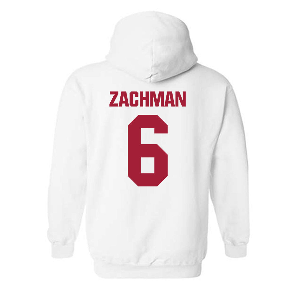 Indiana - NCAA Football : Preston Zachman - Classic Shersey Hooded Sweatshirt-1