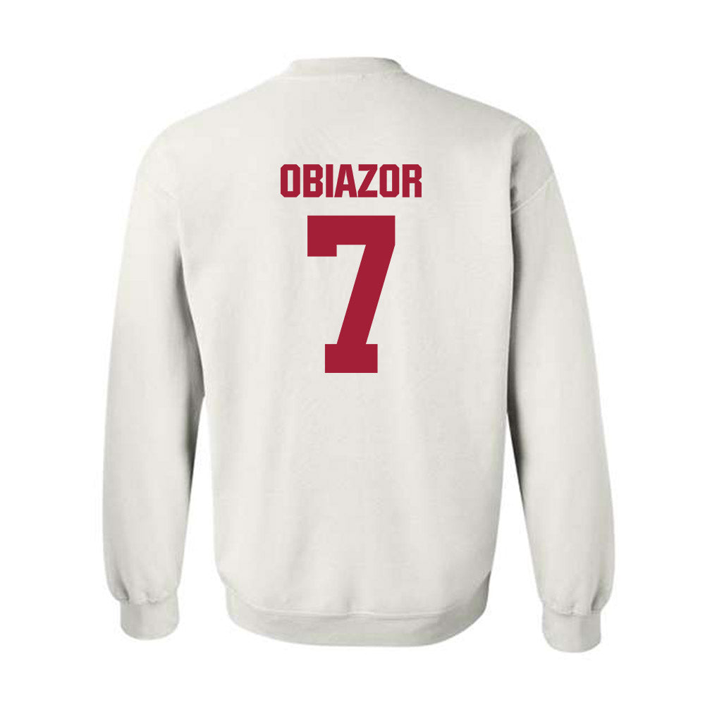 Indiana - NCAA Football : Chiddi Obiazor - Classic Shersey Crewneck Sweatshirt-1