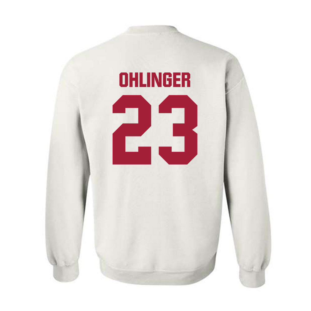 Indiana - NCAA Football : Henry Ohlinger - Classic Shersey Crewneck Sweatshirt-1