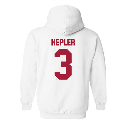 Indiana - NCAA Women's Volleyball : Ellie Hepler - Classic Shersey Hooded Sweatshirt-1