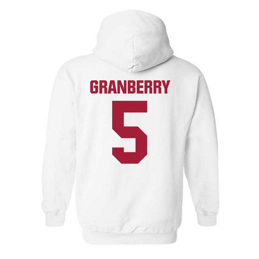 Indiana - NCAA Women's Volleyball : Keondreya Granberry - Classic Shersey Hooded Sweatshirt-1