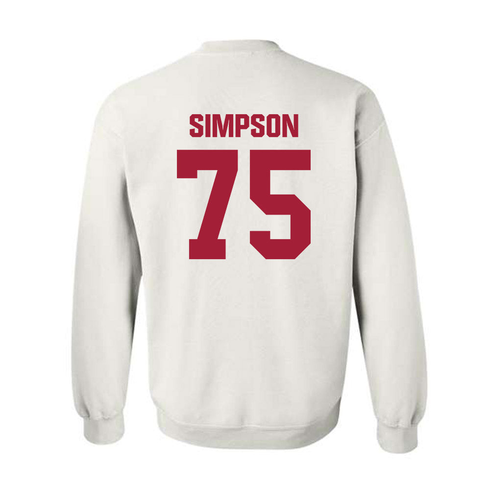 Indiana - NCAA Football : Sam Simpson - Classic Shersey Crewneck Sweatshirt-1