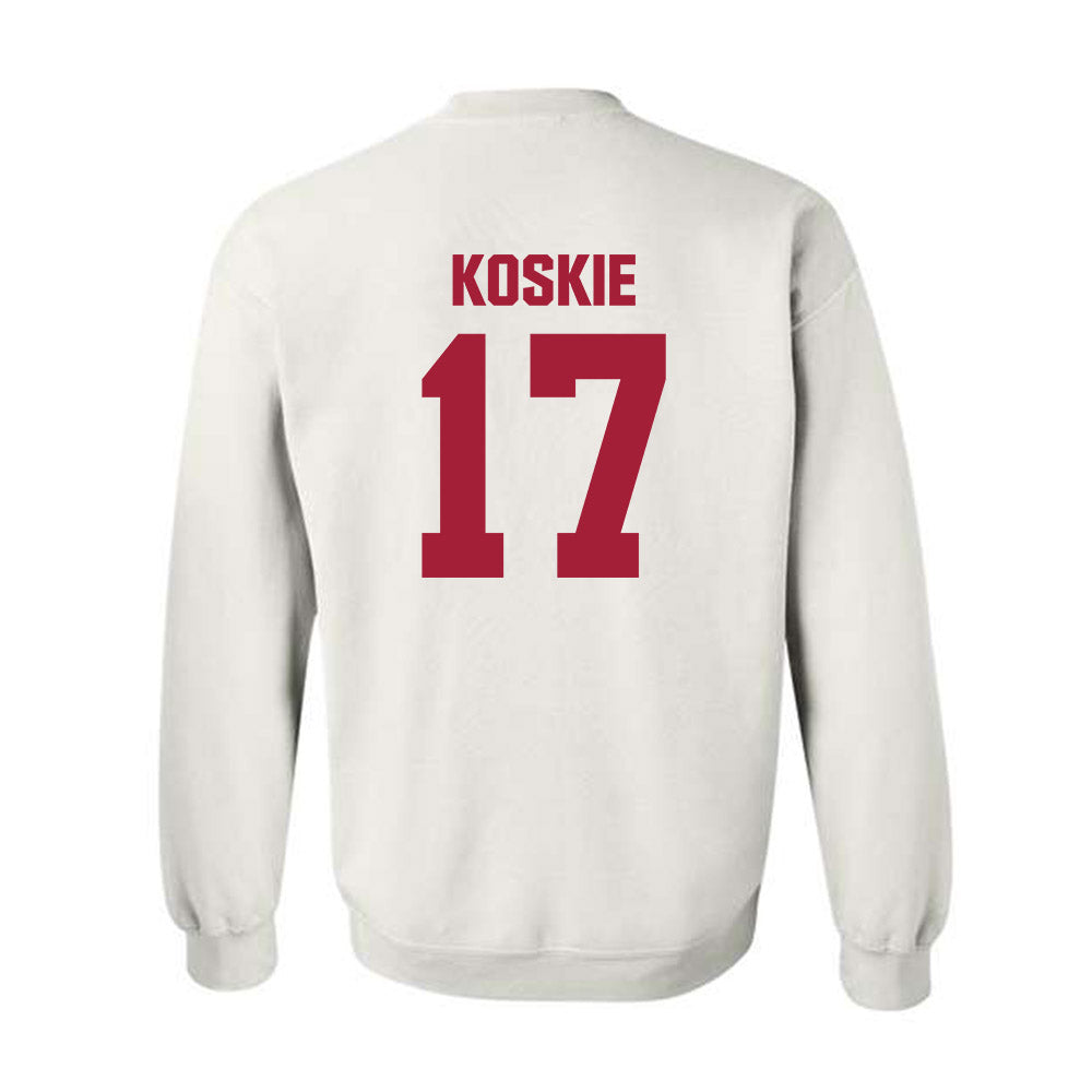 Indiana - NCAA Baseball : Caleb Koskie - Classic Shersey Crewneck Sweatshirt-1
