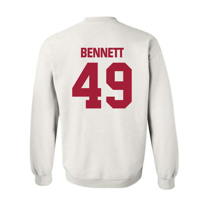 Indiana - NCAA Baseball : Eli Bennett - Classic Shersey Crewneck Sweatshirt-1