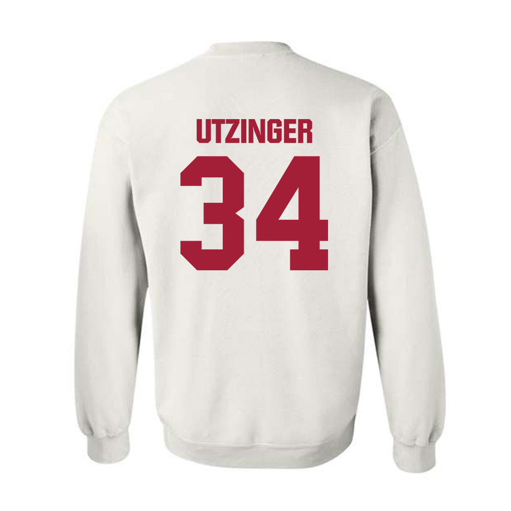 Indiana - NCAA Football : Jeff Utzinger - Classic Shersey Crewneck Sweatshirt-1