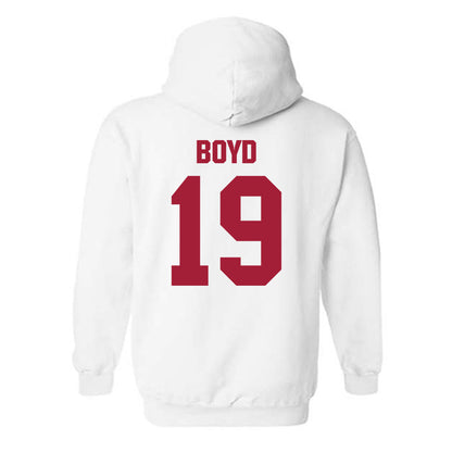 Indiana - NCAA Women's Soccer : Riley Boyd - Classic Shersey Hooded Sweatshirt-1