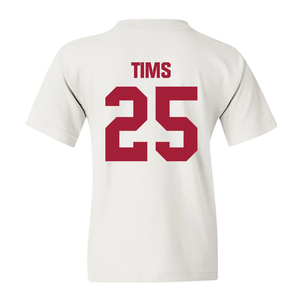 Indiana - NCAA Football : Dmontae Tims - Classic Shersey Youth T-Shirt-1