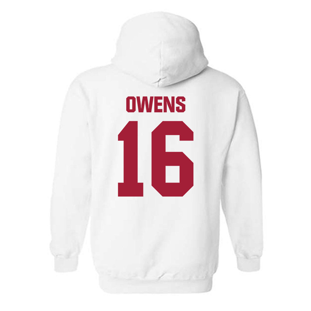 Indiana - NCAA Football : Jamar Owens - Classic Shersey Hooded Sweatshirt-1