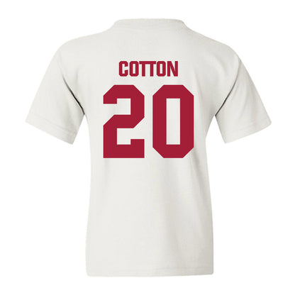 Indiana - NCAA Baseball : Logan Cotton - Classic Shersey Youth T-Shirt-1