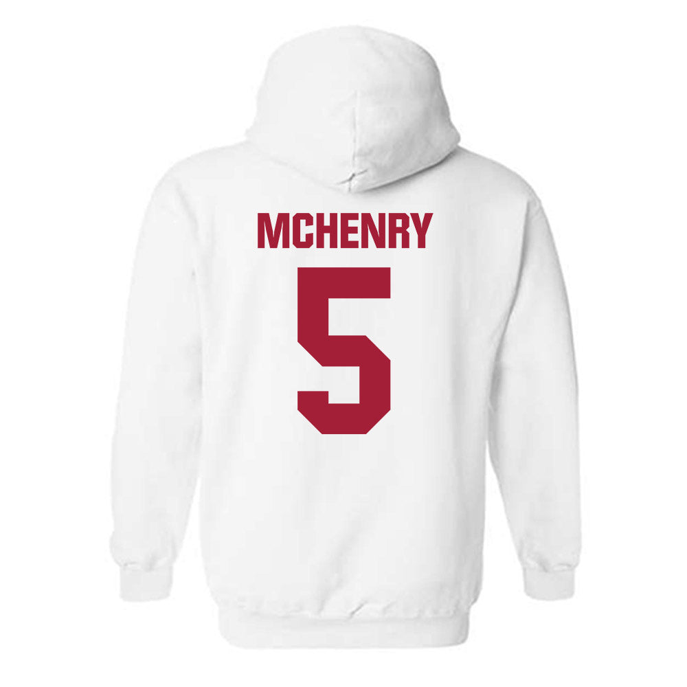 Indiana - NCAA Men's Soccer : Nicholas McHenry - Classic Shersey Hooded Sweatshirt-1