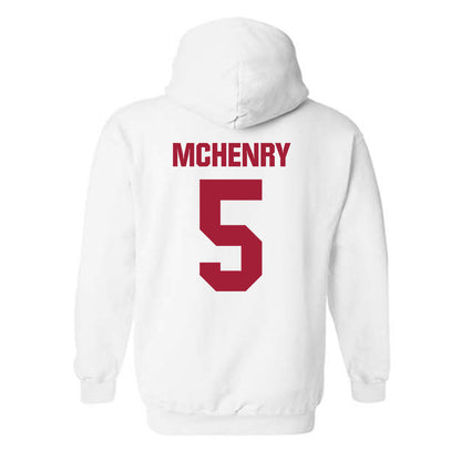 Indiana - NCAA Men's Soccer : Nicholas McHenry - Classic Shersey Hooded Sweatshirt-1