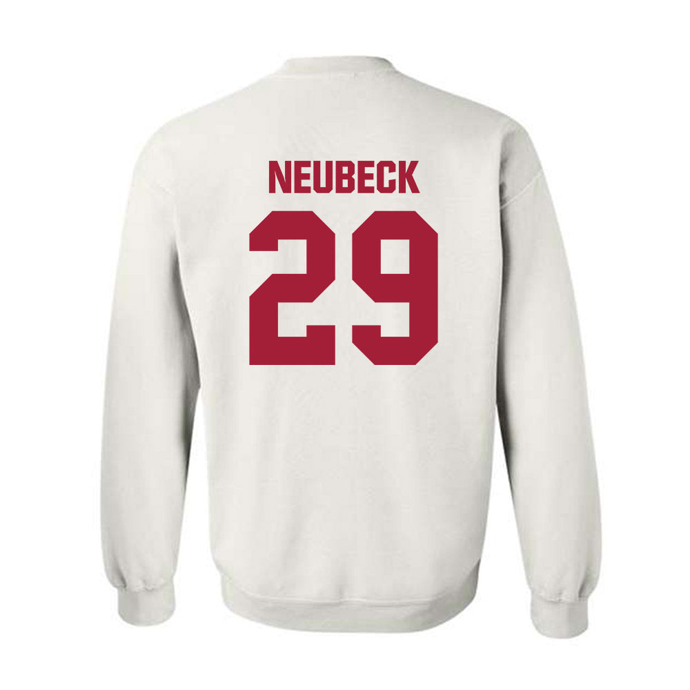 Indiana - NCAA Baseball : Tony Neubeck - Classic Shersey Crewneck Sweatshirt-1