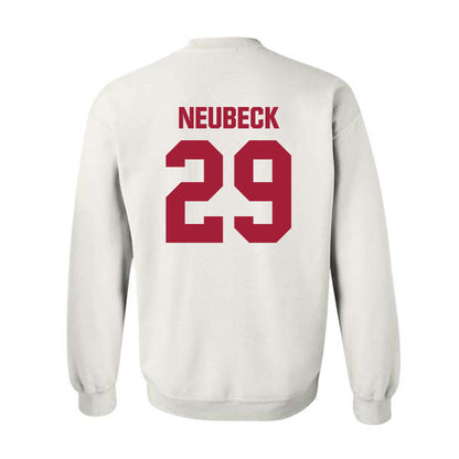 Indiana - NCAA Baseball : Tony Neubeck - Classic Shersey Crewneck Sweatshirt-1