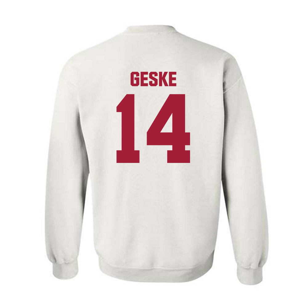 Indiana - NCAA Football : Maverick Geske - Classic Shersey Crewneck Sweatshirt-1