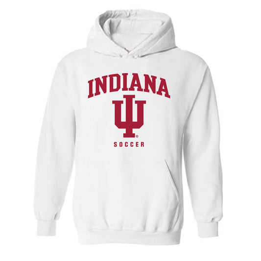 Indiana - NCAA Men's Soccer : Judewellin Michel - Classic Shersey Hooded Sweatshirt-0