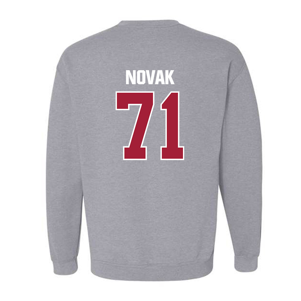 Indiana - NCAA Football : Benjamin Novak - Classic Shersey Crewneck Sweatshirt-1