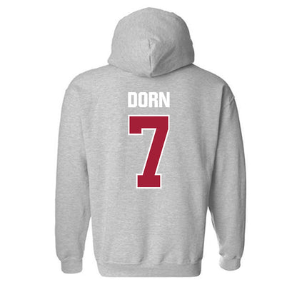 Indiana - NCAA Men's Basketball : Nicholas Dorn - Classic Shersey Hooded Sweatshirt-1
