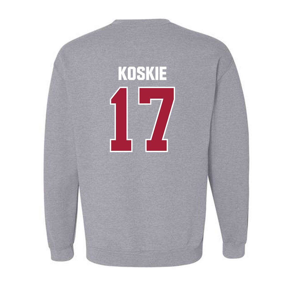 Indiana - NCAA Baseball : Caleb Koskie - Classic Shersey Crewneck Sweatshirt-1