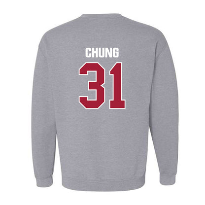 Indiana - NCAA Football : Anthony Chung - Classic Shersey Crewneck Sweatshirt-1