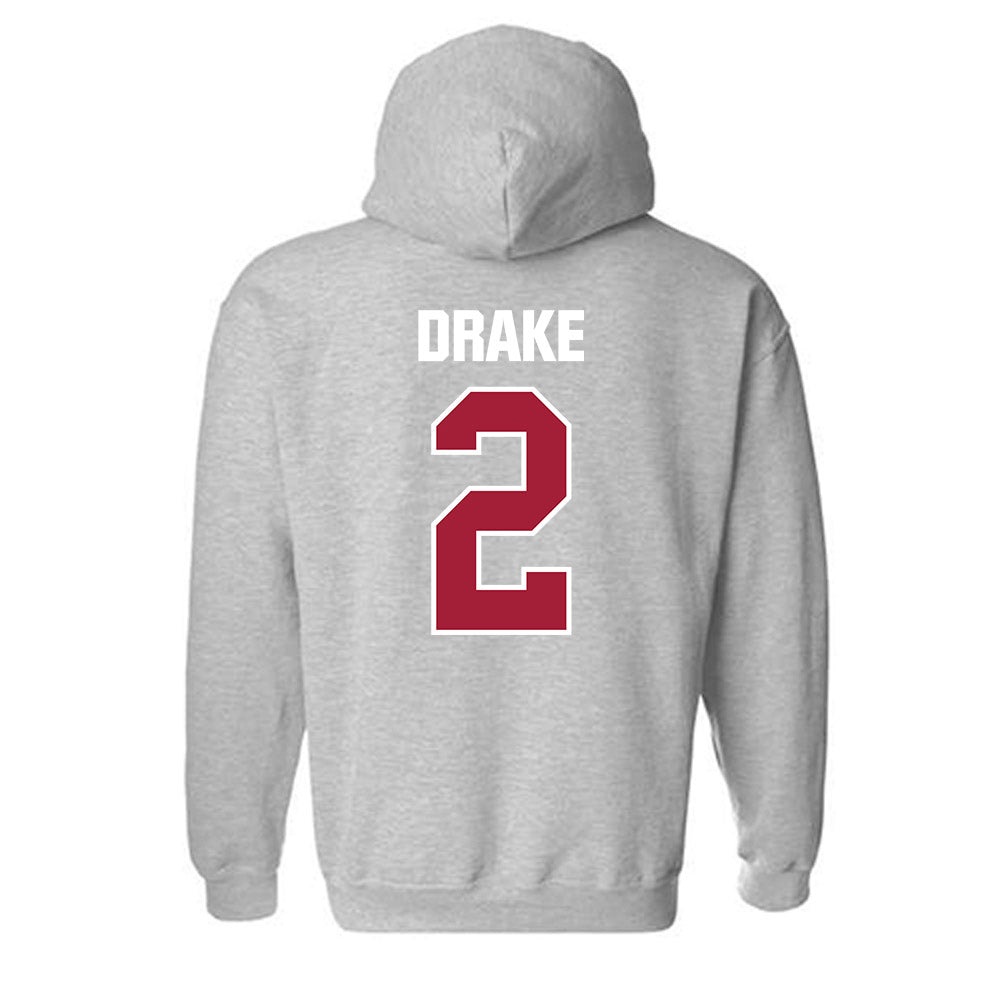 Indiana - NCAA Men's Basketball : Jason Drake - Classic Shersey Hooded Sweatshirt-1