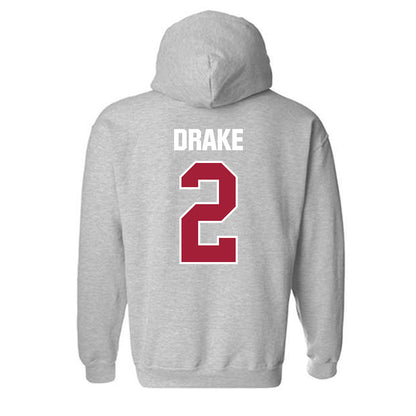 Indiana - NCAA Men's Basketball : Jason Drake - Classic Shersey Hooded Sweatshirt-1