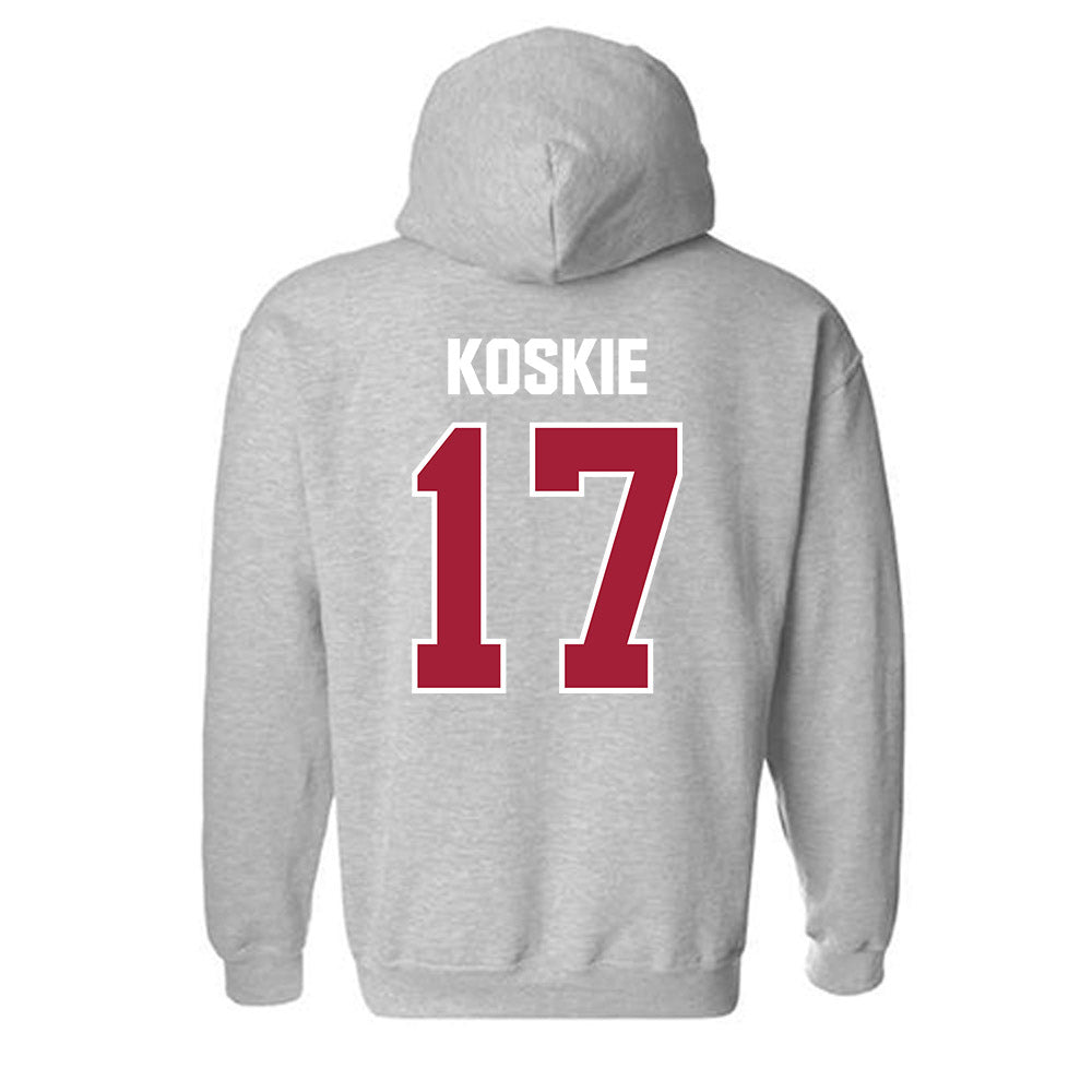 Indiana - NCAA Baseball : Caleb Koskie - Classic Shersey Hooded Sweatshirt-1