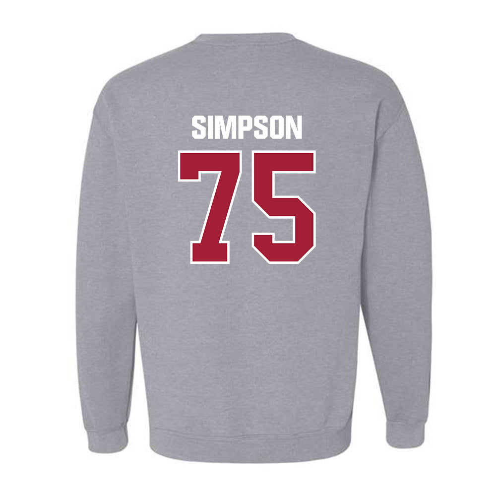 Indiana - NCAA Football : Sam Simpson - Classic Shersey Crewneck Sweatshirt-1