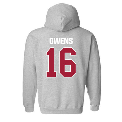 Indiana - NCAA Football : Jamar Owens - Classic Shersey Hooded Sweatshirt-1