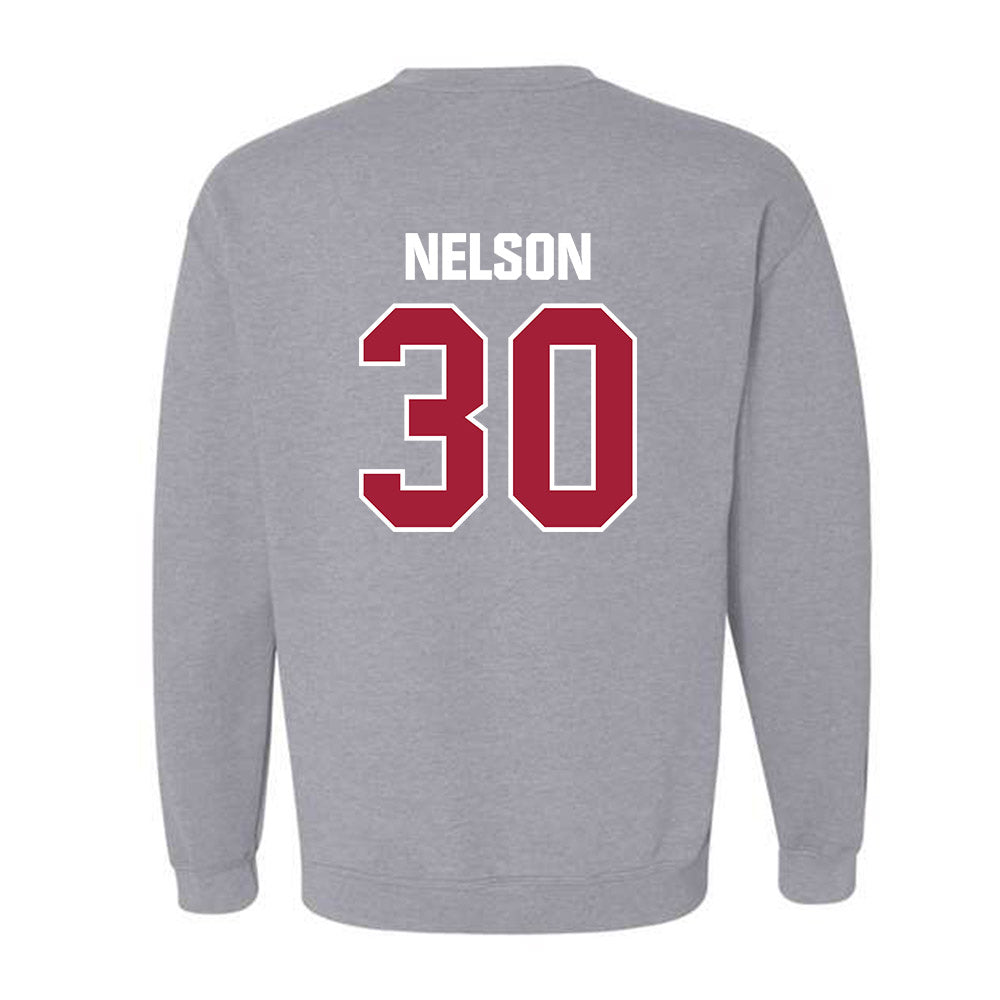 Indiana - NCAA Football : PJ Nelson - Classic Shersey Crewneck Sweatshirt-1