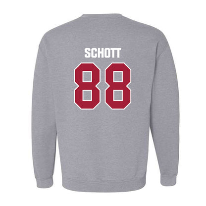 Indiana - NCAA Football : Brock Schott - Classic Shersey Crewneck Sweatshirt-1