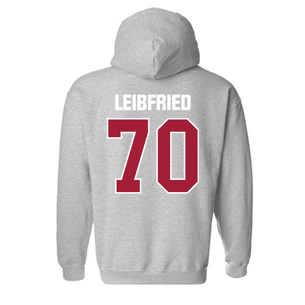 Indiana - NCAA Football : Austin Leibfried - Classic Shersey Hooded Sweatshirt-1
