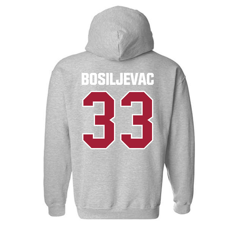 Indiana - NCAA Softball : Bria Bosiljevac - Classic Shersey Hooded Sweatshirt-1